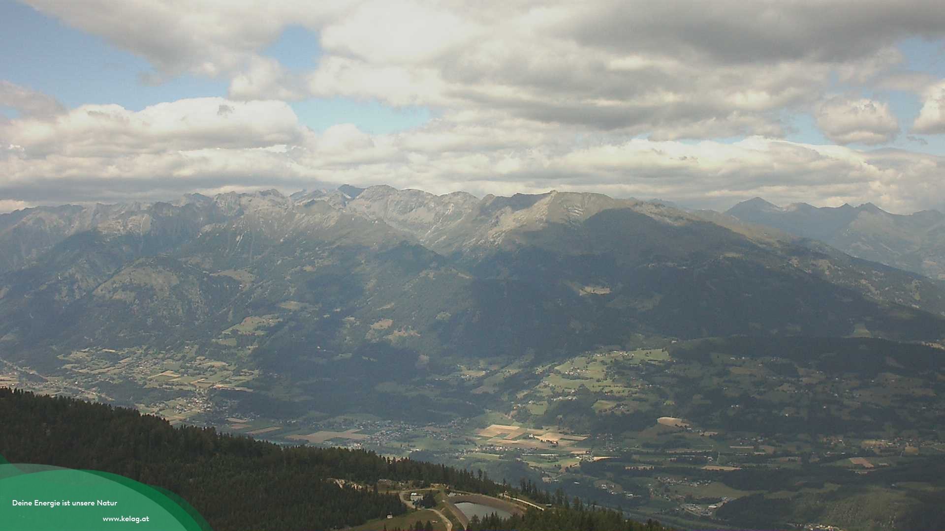 Archived image Webcam View over Mölltal valley