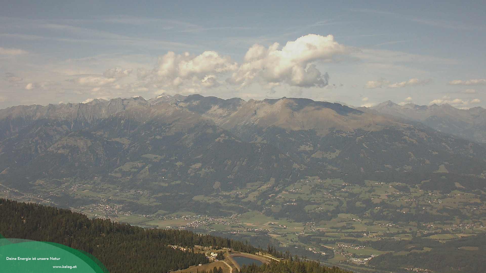 Archiv Foto Webcam Blick über das Mölltal