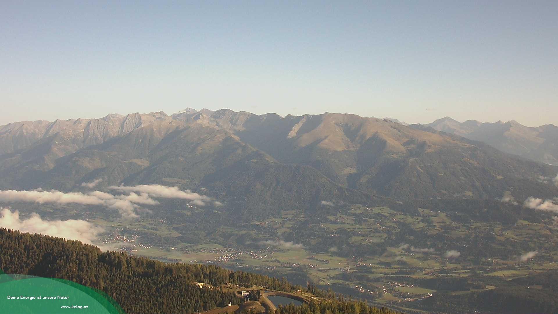 Archiv Foto Webcam Blick über das Mölltal