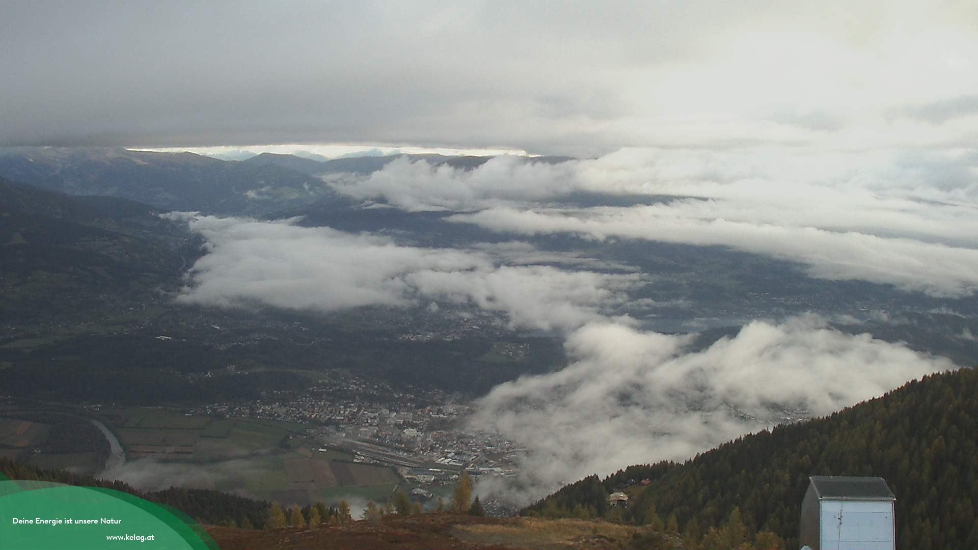 Archived image Webcam Outlook at Goldeck mountain