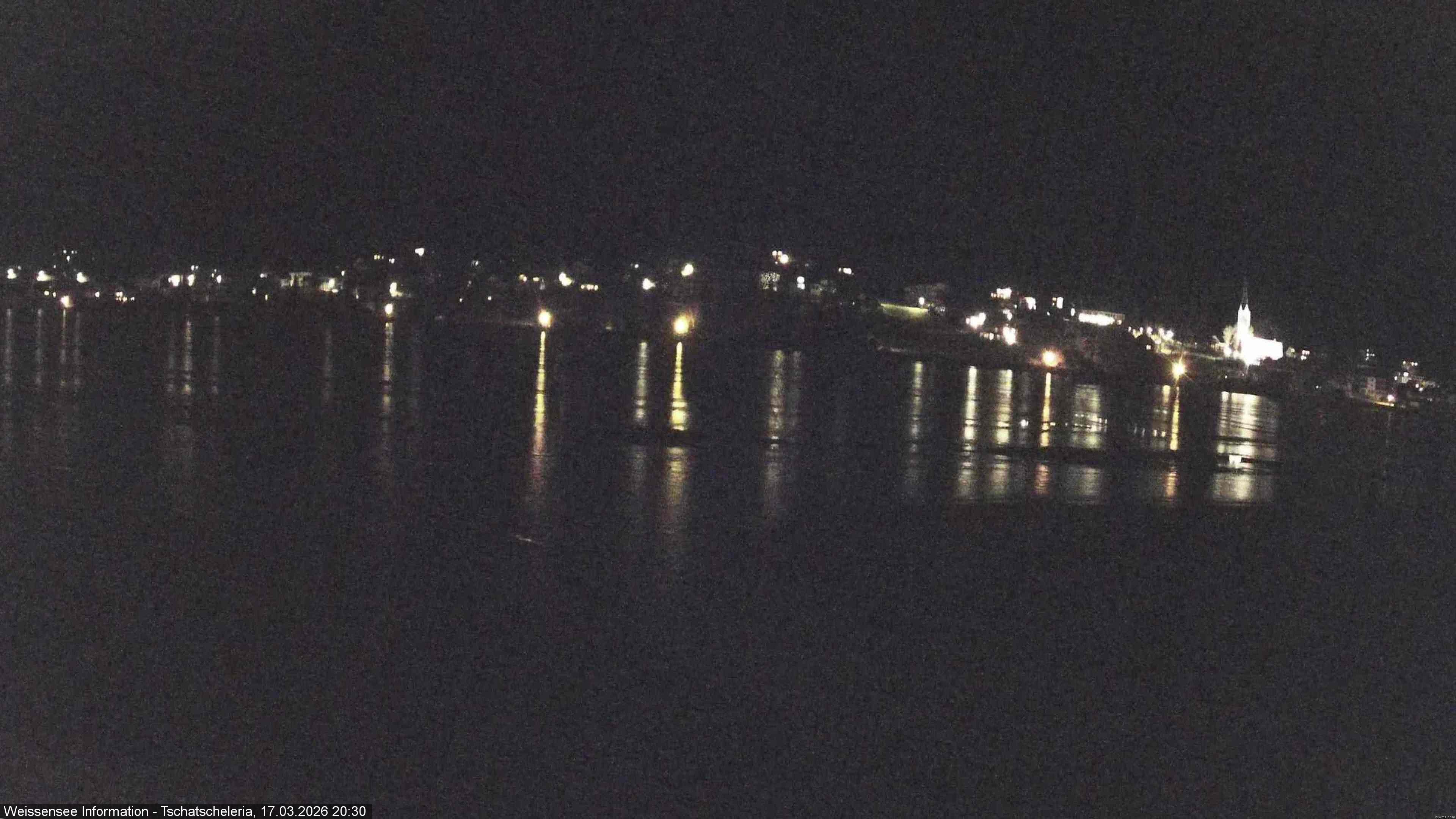 Archiv Foto Webcam Weissensee: Seeblick von Tschatscheleria