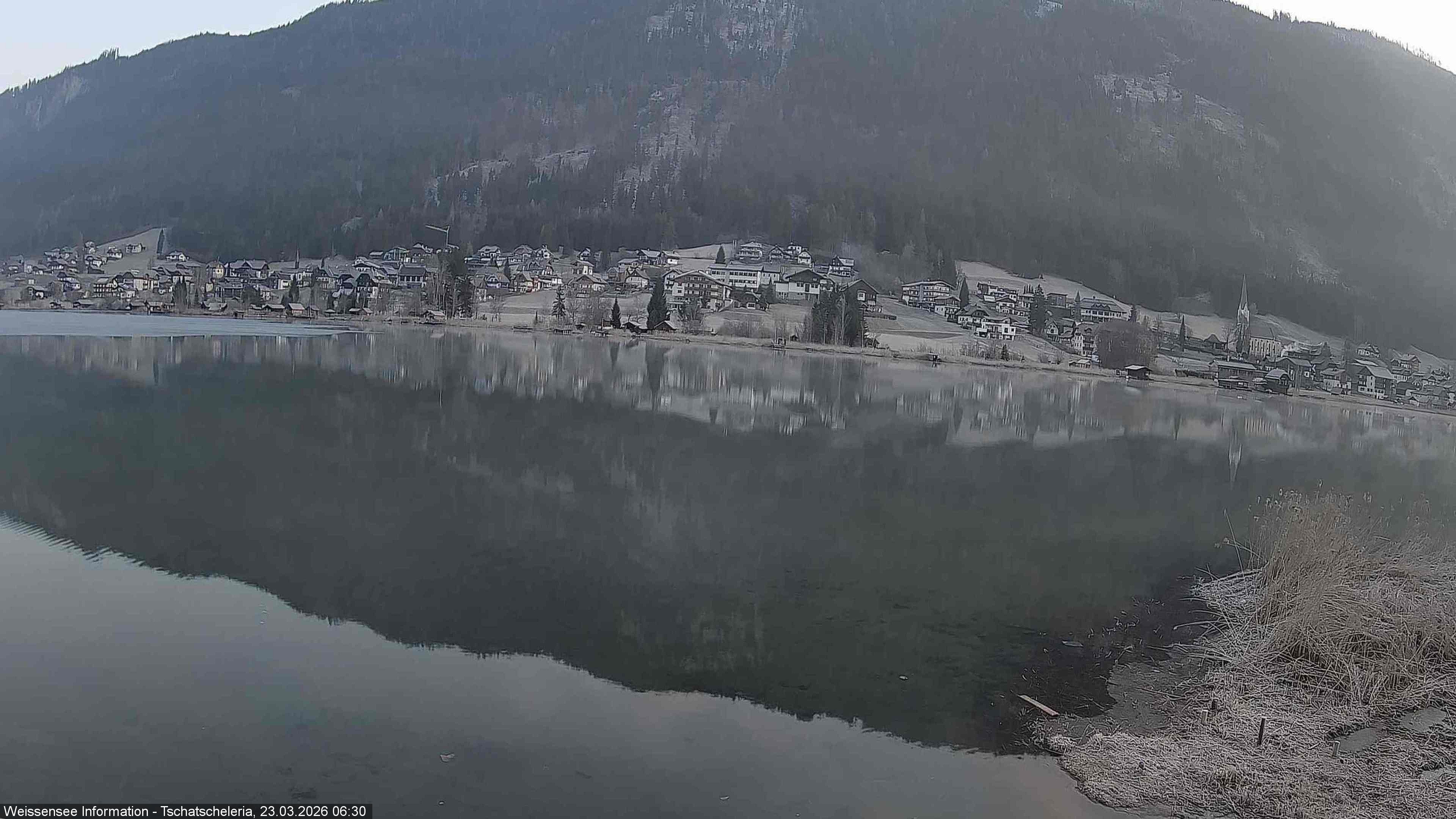 Archived image Webcam Weissensee - View Tschatscheleria