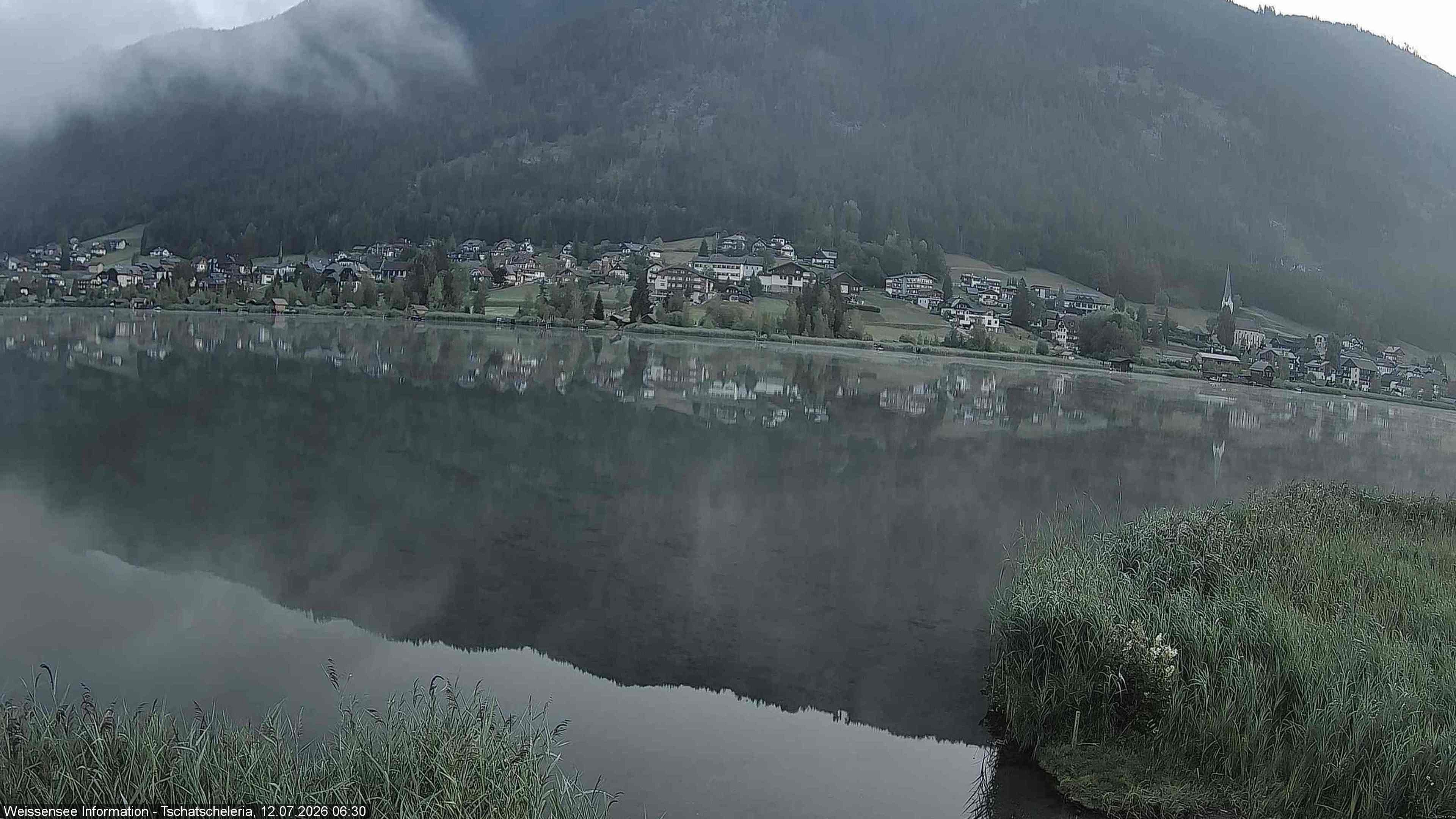 Archived image Webcam Weissensee - View Tschatscheleria