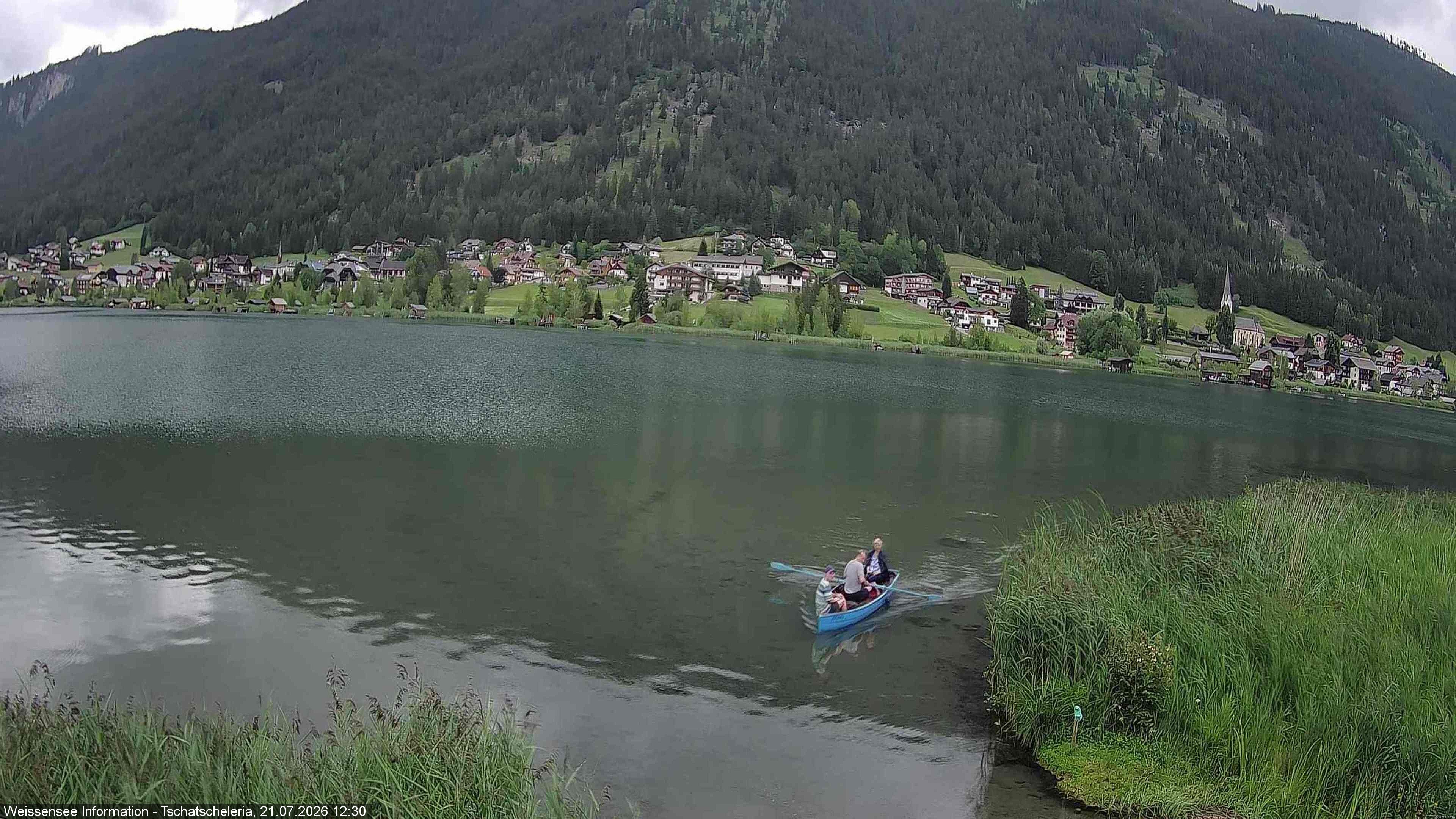 Archived image Webcam Weissensee - View Tschatscheleria