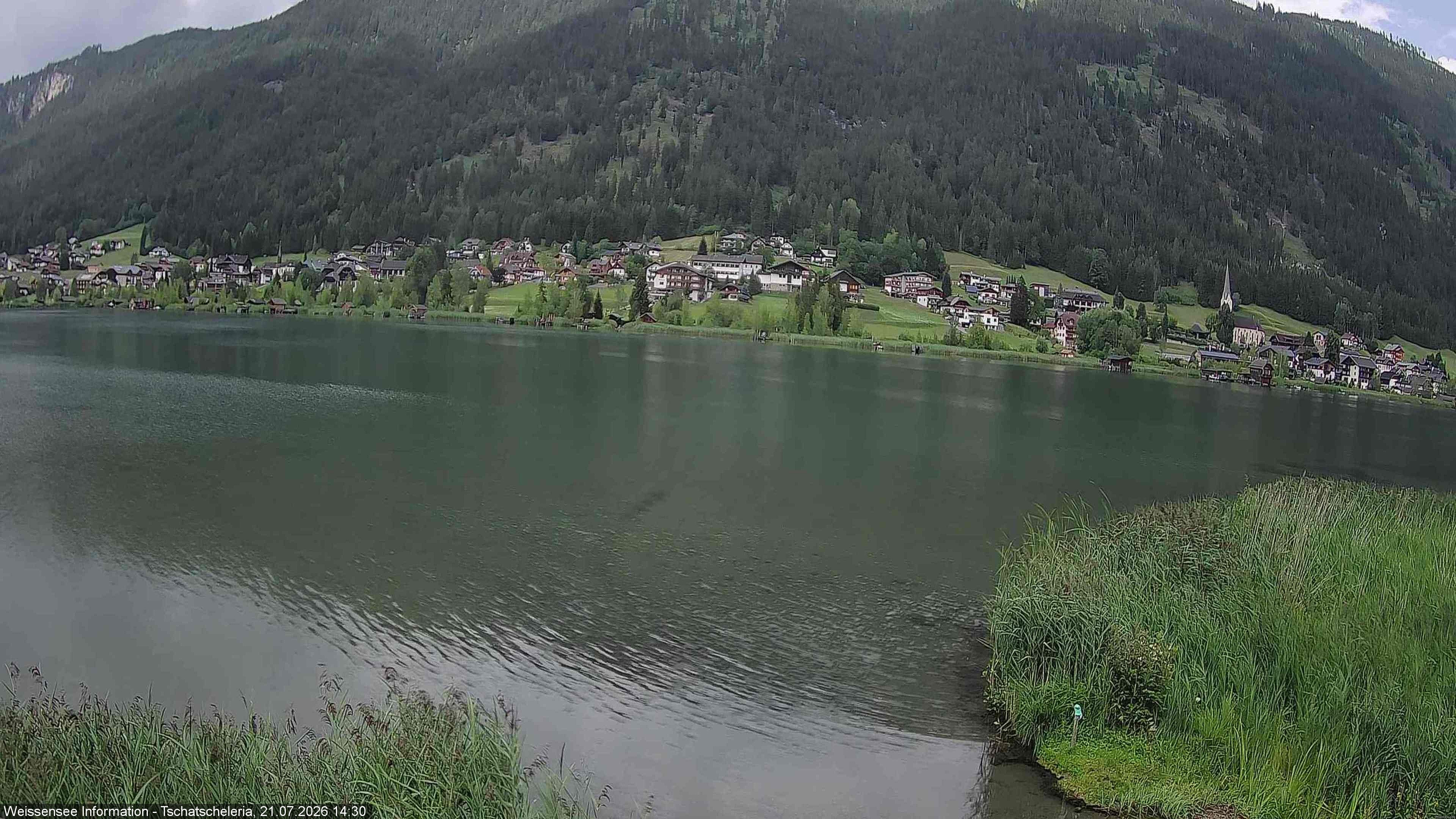 Archived image Webcam Weissensee - View Tschatscheleria