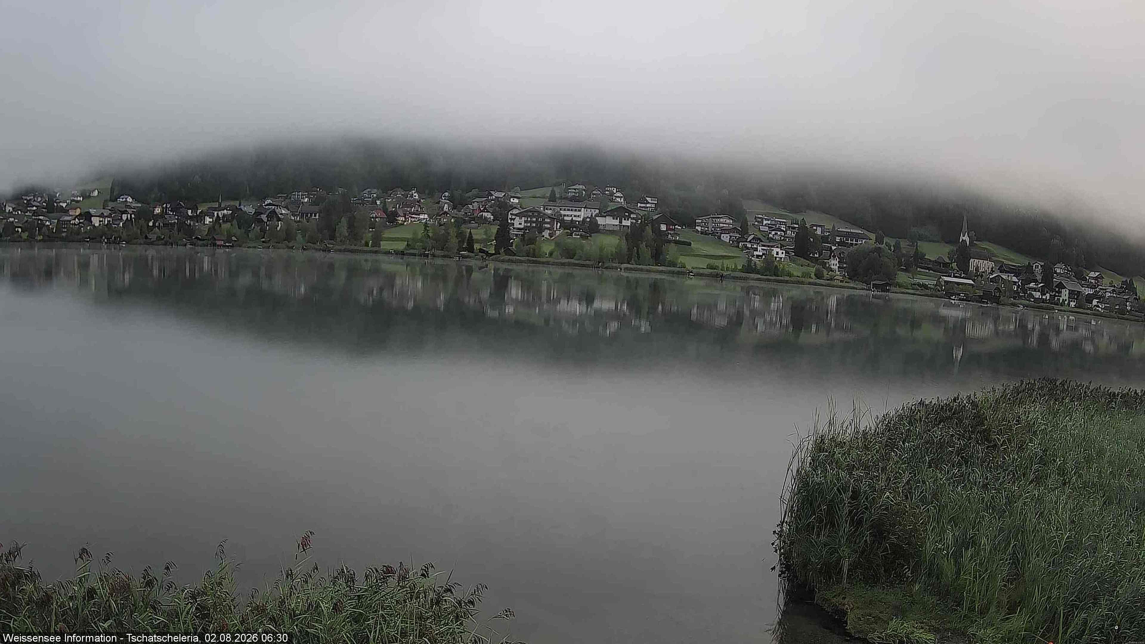 Archived image Webcam Weissensee - View Tschatscheleria