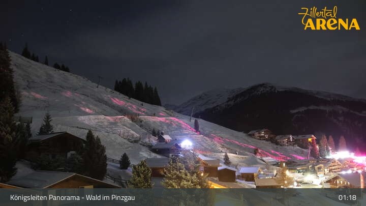 Archived image Webcam Königsleiten: Panoramic View