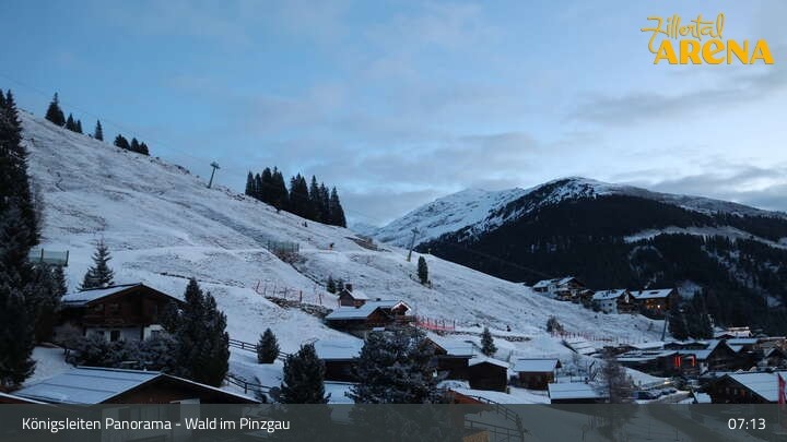 Archived image Webcam Königsleiten: Panoramic View