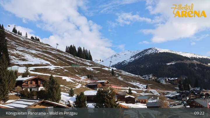Archiv Foto Webcam Königsleiten: Panorama Ort