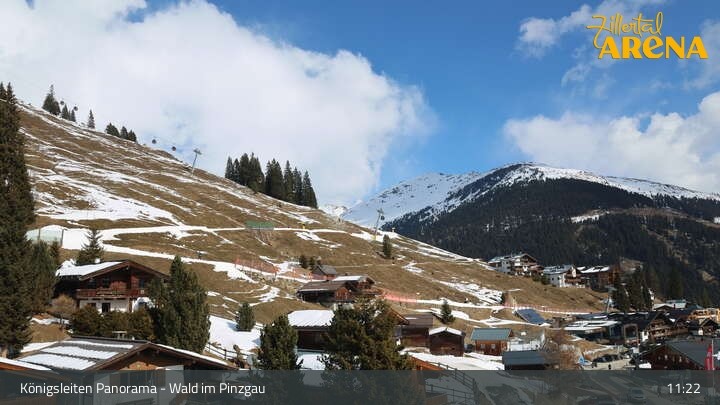 Archiv Foto Webcam Königsleiten: Panorama Ort
