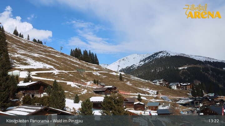 Archiv Foto Webcam Königsleiten: Panorama Ort