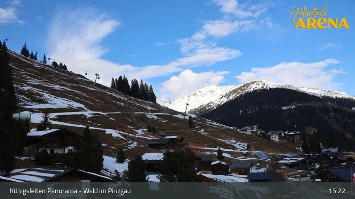 Archiv Foto Webcam Königsleiten: Panorama Ort