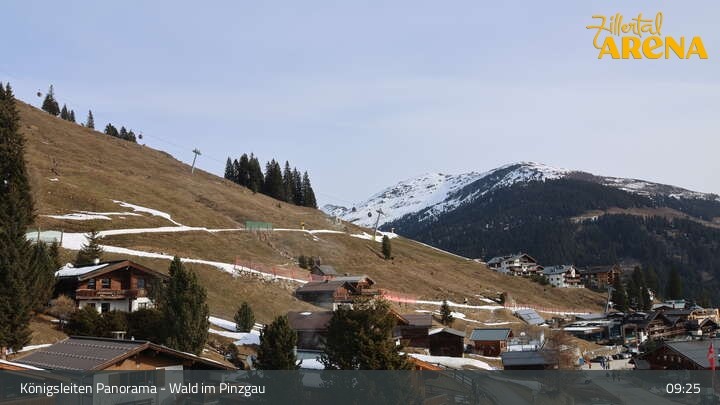 Archiv Foto Webcam Königsleiten: Panorama Ort