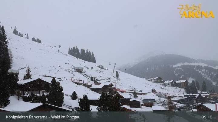 Archiv Foto Webcam Königsleiten: Panorama Ort