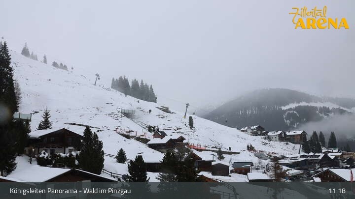 Archiv Foto Webcam Königsleiten: Panorama Ort