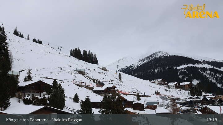Archiv Foto Webcam Königsleiten: Panorama Ort
