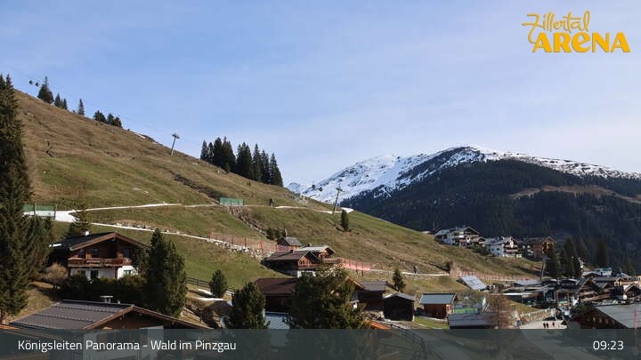 Archiv Foto Webcam Königsleiten: Panorama Ort