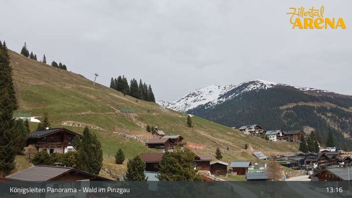 Archiv Foto Webcam Königsleiten: Panorama Ort