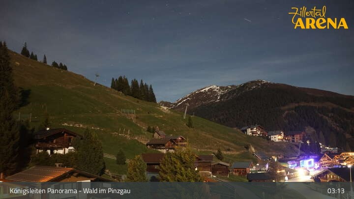 Archiv Foto Webcam Königsleiten: Panorama Ort
