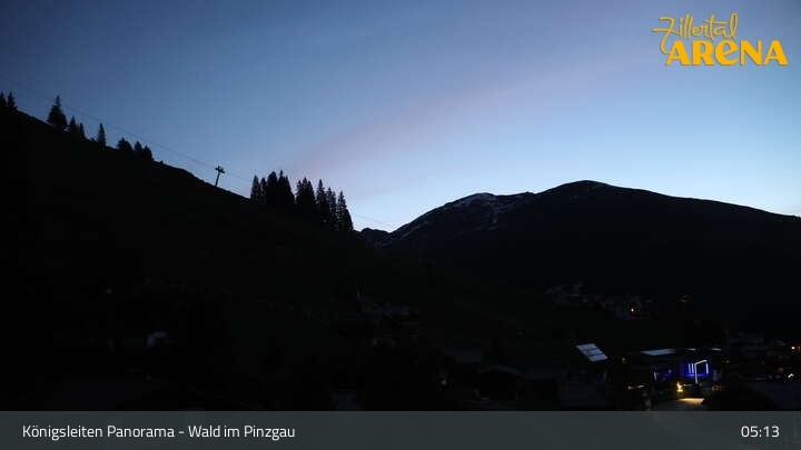 Archiv Foto Webcam Königsleiten: Panorama Ort