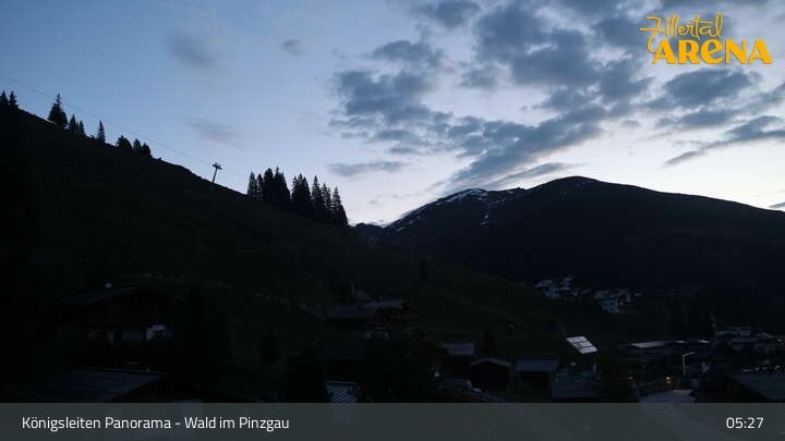 Archiv Foto Webcam Königsleiten: Panorama Ort