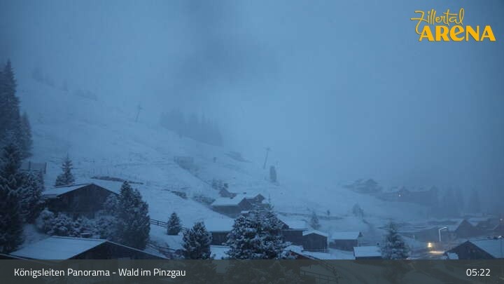 Archiv Foto Webcam Königsleiten: Panorama Ort