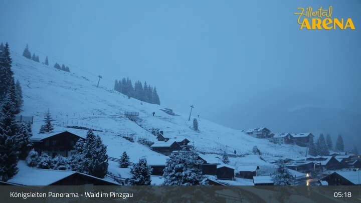 Archived image Webcam Königsleiten: Panoramic View