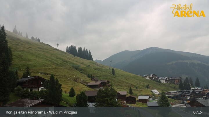 Archiv Foto Webcam Königsleiten: Panorama Ort