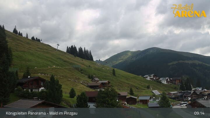 Archived image Webcam Königsleiten: Panoramic View