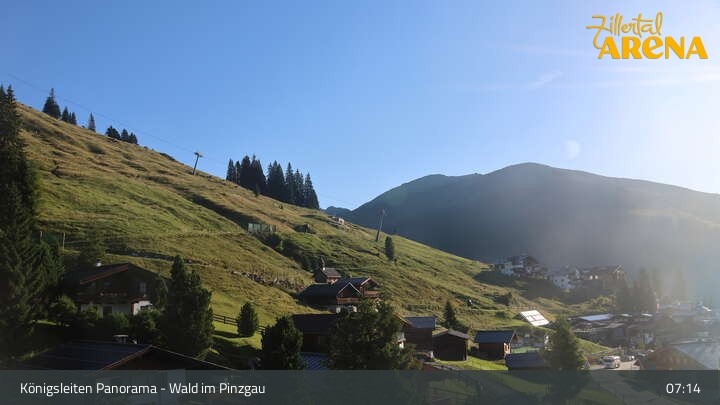 Archiv Foto Webcam Königsleiten: Panorama Ort