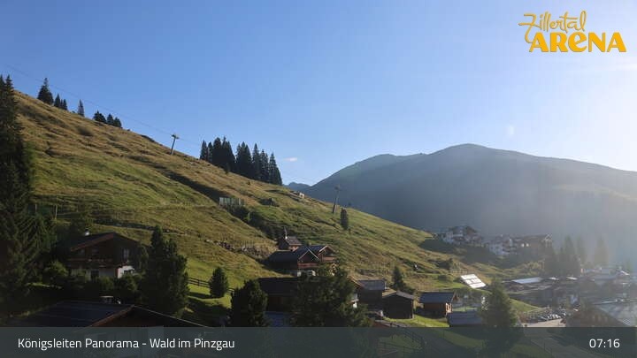 Archiv Foto Webcam Königsleiten: Panorama Ort