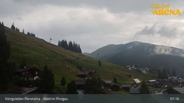 Archiv Foto Webcam Königsleiten: Panorama Ort