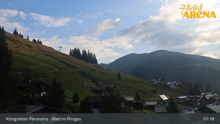 Archiv Foto Webcam Königsleiten: Panorama Ort