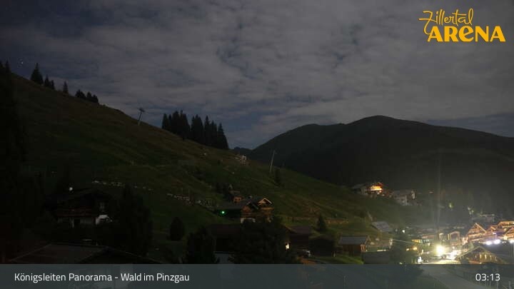 Archiv Foto Webcam Königsleiten: Panorama Ort