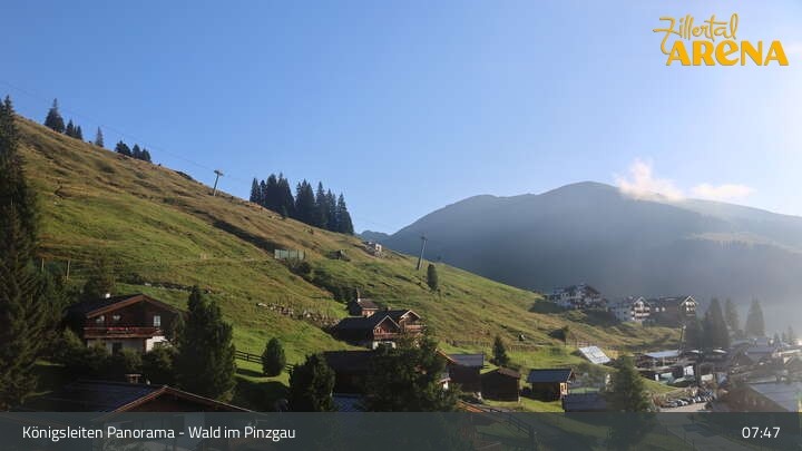 Archiv Foto Webcam Königsleiten: Panorama Ort