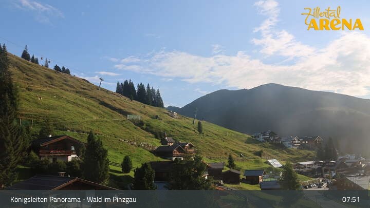 Archiv Foto Webcam Königsleiten: Panorama Ort