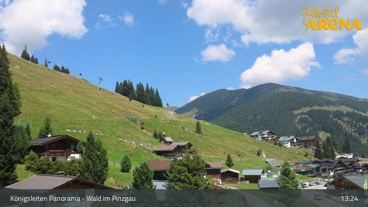 Archiv Foto Webcam Königsleiten: Panorama Ort