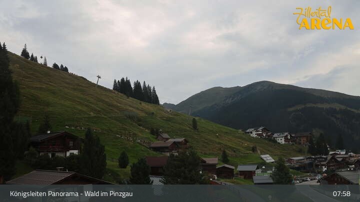 Archiv Foto Webcam Königsleiten: Panorama Ort