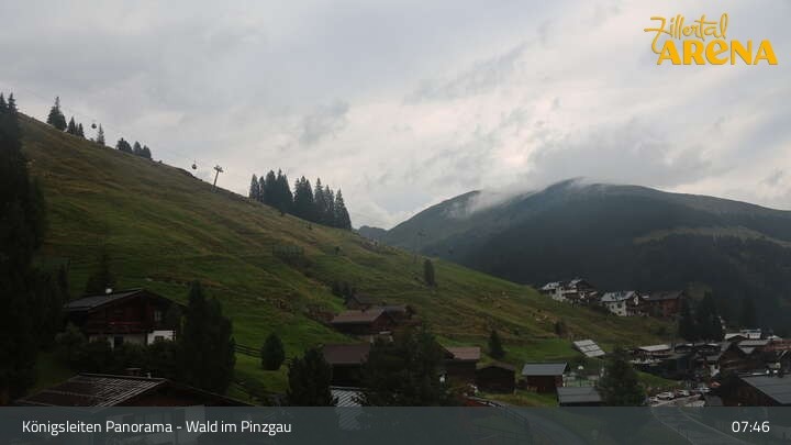 Archived image Webcam Königsleiten: Panoramic View