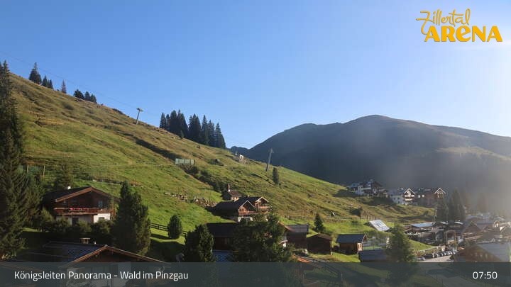 Archiv Foto Webcam Königsleiten: Panorama Ort