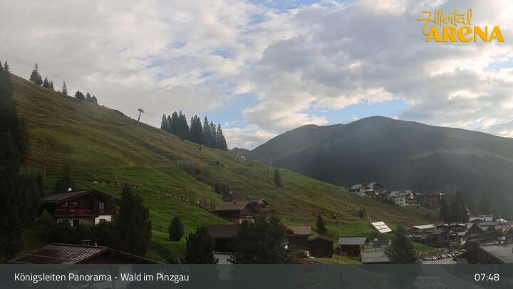 Archiv Foto Webcam Königsleiten: Panorama Ort