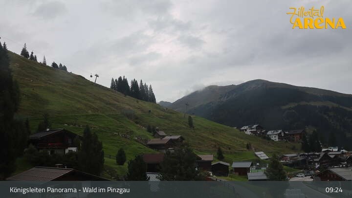 Archiv Foto Webcam Königsleiten: Panorama Ort