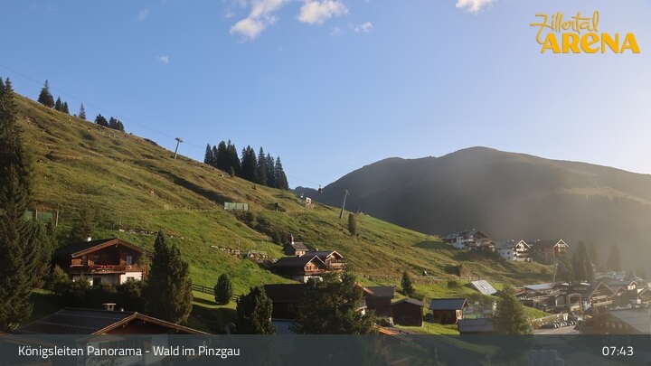 Archived image Webcam Königsleiten: Panoramic View