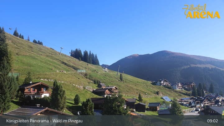 Archiv Foto Webcam Königsleiten: Panorama Ort