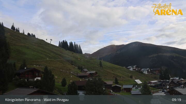 Archived image Webcam Königsleiten: Panoramic View