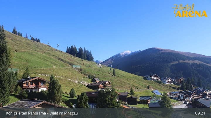 Archiv Foto Webcam Königsleiten: Panorama Ort