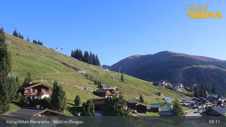 Archiv Foto Webcam Königsleiten: Panorama Ort