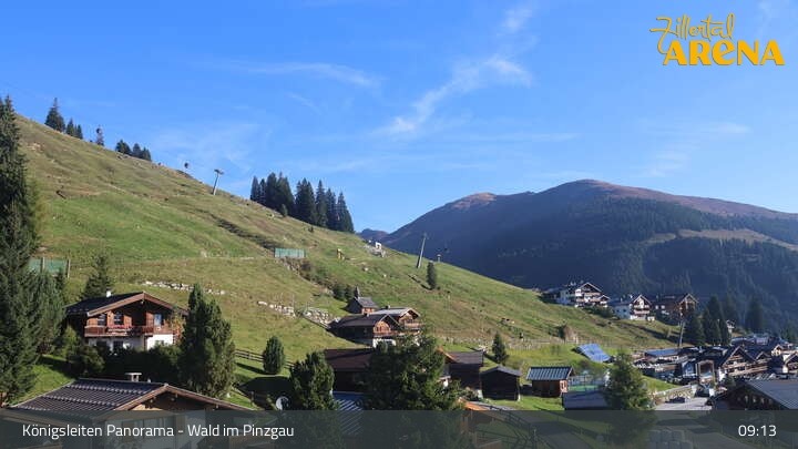 Archiv Foto Webcam Königsleiten: Panorama Ort