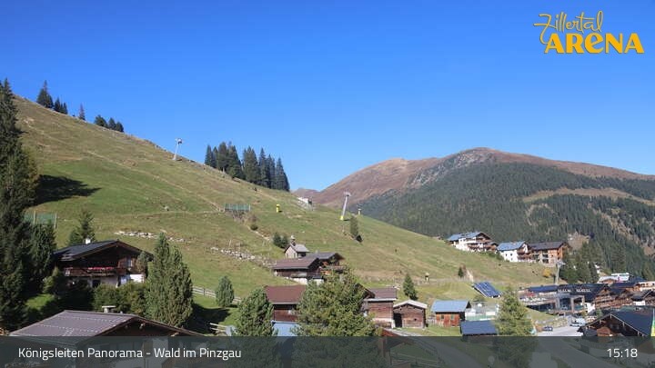 Archiv Foto Webcam Königsleiten: Panorama Ort
