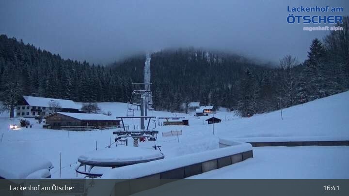 Archiv Foto Webcam Talstation Eibenkogl, Lackenhof